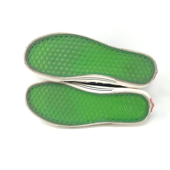 Vans Anderson .Paak Sid Shoes Mens Size 8.5 Zebra Animal Print Suede‎ Green